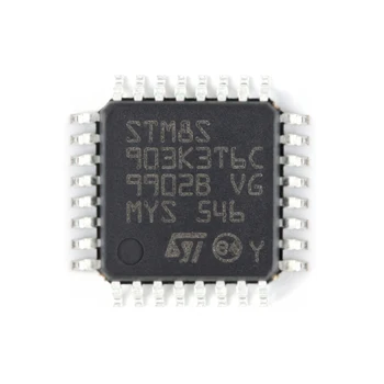 10pcs/הרבה STM8S903K3T6C LQFP-32 8-bit עם זיכרון - MCU ביצועים תוך 8-Bit 24 MHz STM8S MCU