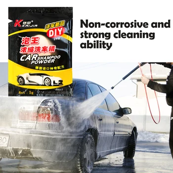 10pcs לשטוף את המכונית אבקת רכב ניקוי שמפו רב תכליתי לניקוי כלים אוניברסלי לרכב אבקת סבון השמשה הקדמית לשטוף אביזרים