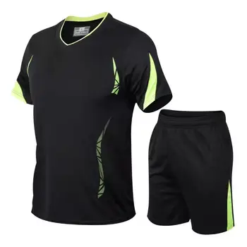 2022 גברים בגדי ספורט חולצות כדורגל אתלטי ללבוש בגדי ריצה סטים שרוול קצר אימונים מדים כדורגל אדידס-ג ' רזי
