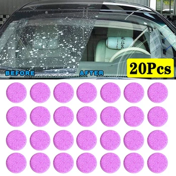 20pcs שמשת הרכב מנקה זכוכית השמשה מגב תוסס מוצק טבליות מרוכז כביסה עבור רכב ניקוי נוזלי