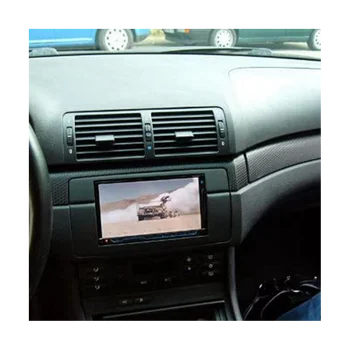 2Din אודיו שינוי לוח הבקרה DVD ניווט פאנל מסגרת המכונית Fascias סטריאו רדיו חלונית 98-05 3-Series