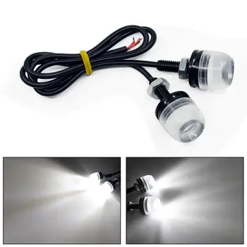 2pcs LED הפוך גיבוי אור איגל 5630 3SMD בשעות היום הפעלת אור אות נורת ערפל המנורה על אופנוע למכונית