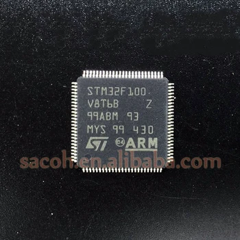 2PCS/lot החדש המקורי STM32F100V8T6B או STM32F100V8T7B או STM32F100VBT6B STM32F100VBT7B LQPF-100 מתקדמים מבוססי ARM 32-bit