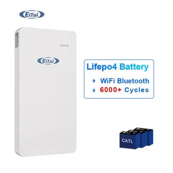 EITAI חם מכירה 5kw 10kw Lifepo4 סוללת ליתיום עם בקר BMS 200ah 48v 10 קוט 