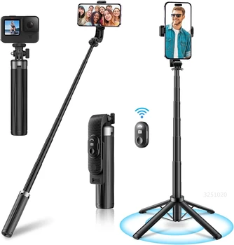 FGCLSY 2023 חדש מיני Selfie מקל חצובה עם שדרוג מרחוק Quadripod עיצוב 40