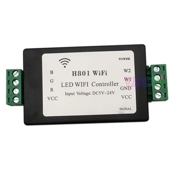 H801 RGBW WiFi הוביל בקר RGBW led רצועת אור הקלטת DC5-24V קלט;4CH*4א פלט