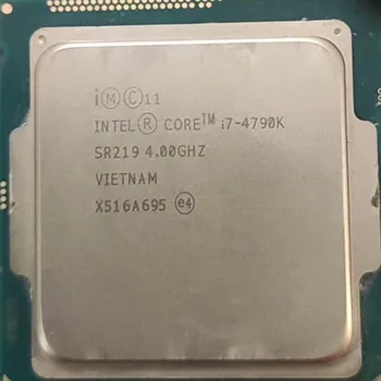 Intel Core i7-4790K i7 4790K 4.0 GHz בשימוש Quad-Core שמונה-חוט המעבד LGA 1150