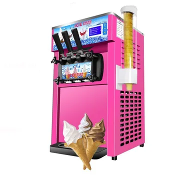 Jammielin אוטומטי רכה גלידה מכונת רולר גורם מסחרי להכנת גלידה R22 3 הטעם להכנת גלידה
