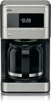 KF7170SI BrewSense לטפטף מכונת קפה, 12, כוס, נירוסטה,שחור וכסף