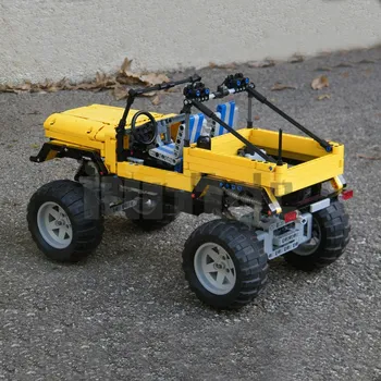 Moc-0001 990pcs צבא אבני הבניין טכניים Off-road רנגלר רכב ג ' יפ רכב Diy צעצוע של ילדים להגדיר להרכיב דגם מתנות