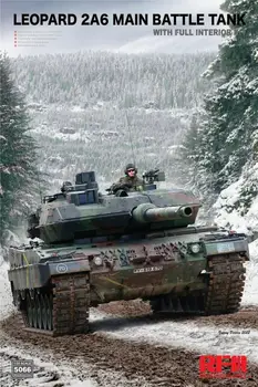 RyeField RM5066 1/35 Leopard 2A6 גרמנית מודרנית ראשי קרב טנק מלא המבנה הפנימי