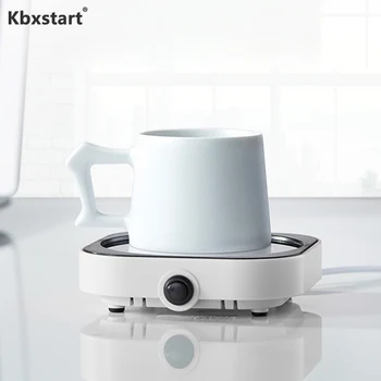 USB כוס דוד 55℃ טמפרטורה קבועה חימום רכבת חשמלית תה חם מקבלי שולחן העבודה מחמם חלב חם, מכונת כוס חלב חם