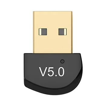 V5.0 תכליתי משרד מקלט משדר למחשב קול מוסיקה אלחוטית חיצוניים Plug And Play USB מתאם אודיו