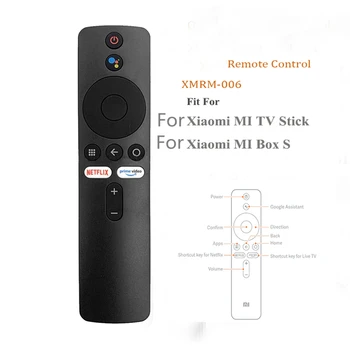 Xiaomi MI Box S XMRM-006 MI TV Stick MDZ-22-AB MDZ-24-AA טלוויזיה חכמה תיבת הקול שליטה מרחוק