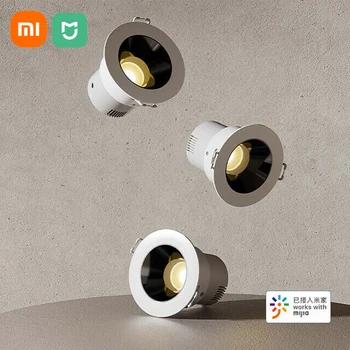 Xiaomi Mijia LED אור הזרקורים Bluetooth רשת שקוע מקורה Led מנורת תקרה Stepless Dimmable קר & חם אור על הסלון