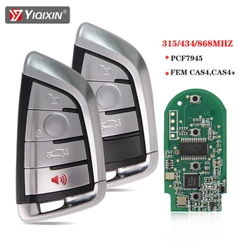YIQIXIN Keyless מרחוק לך מפתח הרכב 3/4ב עבור ב. מ. וו 1 3 5 7 סדרת F48 F39 F10 F22 F30 G30 G20 530 525 730 X1 X3 X5 X6 X7 2011-2017
