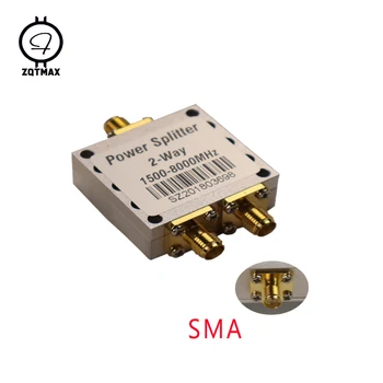 ZQTMAX 2 דרך SMA מפצל חשמל Combiner הנשי מחבר 8G בתדירות גבוהה 1.5-8Ghz המחיצה