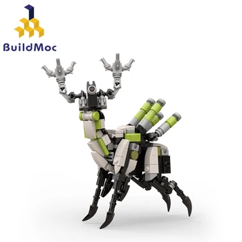 אופק גרייזר מפלצת אבני הבניין להגדיר BuildMoc מערב אפס שחר צבי צמחוני החיה לבנים צעצועים לילדים מתנות יום הולדת
