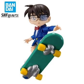 במלאי המקורי Bandai SHFiguarts בלש קונאן Edogawa קונאן דמות אנימה אספנות קופסאות דגם בובות צעצועים מתנה