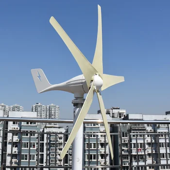 בסין, מפעל אנרגיה חופשית טחנת הרוח 1000w אופקי טורבינת רוח גנרטור 12v 24v 48v מגלב גנרטור המערכת ברשת