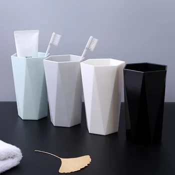 הביתה לשטוף כוס צחצוח כוס פלסטיק אופנה פשוטה יצירתי מי פה כוס שירותים מוצרים