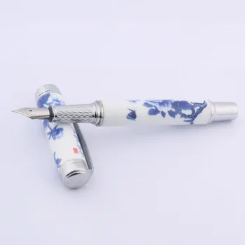 המזרקה החדשה עט קרמיקה ציור סיני קמליה פרחים בינוני החוד דיו עטים, נייר משרדי, ציוד לביה 