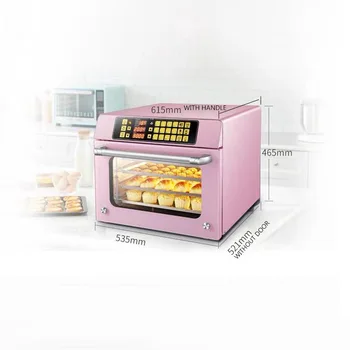 חם זרימת אוויר תנור חשמלי תנור גדול קיבולת תנור מכונת עוגה פיצה לחם תנור גדול המזווה מסחרי תנור GXT45