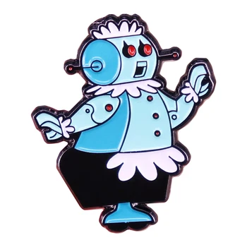 חמוד תגים קריקטורה רובוט סיכות דש עבור תרמילי מתכת אמייל מסמר פינס סיכות אנימה אופנה, תכשיטים, אביזרים, מתנות