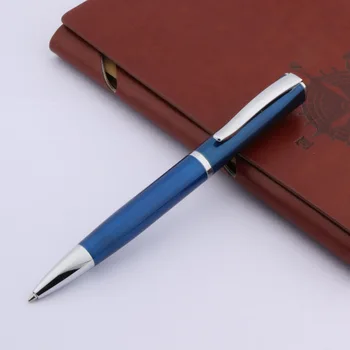 מכירה חמה Baoer מתכת עט 051Blue Lacquerred המשרד כתיבה בעט כדורי