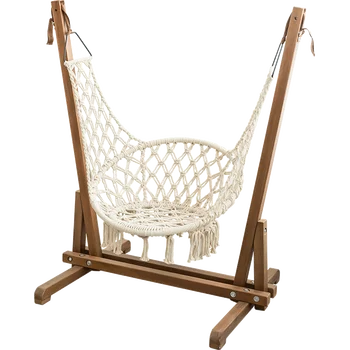 נדנדה מקורה משק חיצוני כסא נדנדה בחצר סל תלוי עץ מלא תמיכה כסא נדנדה פנאי יחיד, מרפסת