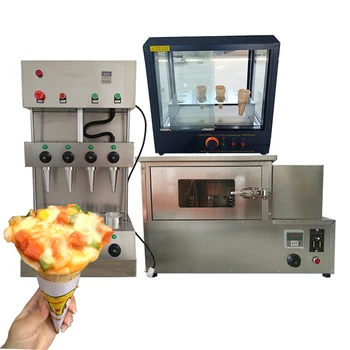 נירוסטה מחזיק פיצה בקונוס ביצוע Machine יעילות גבוהה פיצה בקונוס תנור אוטומטי מלא פיצה בקונוס ביצוע מכונת