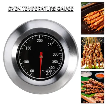 נירוסטה מנגל מד הטמפרטורה בתנור גריל מד טמפרטורה מד טמפרטורה עבור המטבח בבית אפייה ביתיים כלי הבישול