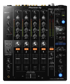 פיוניר DJ DJM-750MK2 4-ערוץ DJ מקצועי מועדון מיקסר פיוניר עם USB כרטיס קול