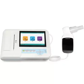 צבע תצוגת USB נייד כף יד דיגיטלי Spirometer