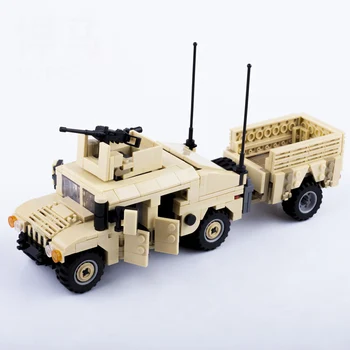 רכב משוריין אבני הבניין צעצוע אמריקאי האמר צבאי תקיפה רכב MOC מודל ילד חינוכיים לילדים מתנה