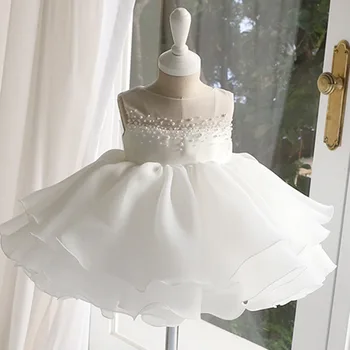 רשמי שמלות ילדה פרח קטן יום הולדת ביצועים שמלת ערב נסיכת בנות, בנות, ילדים אלגנטי טקס התייחדות