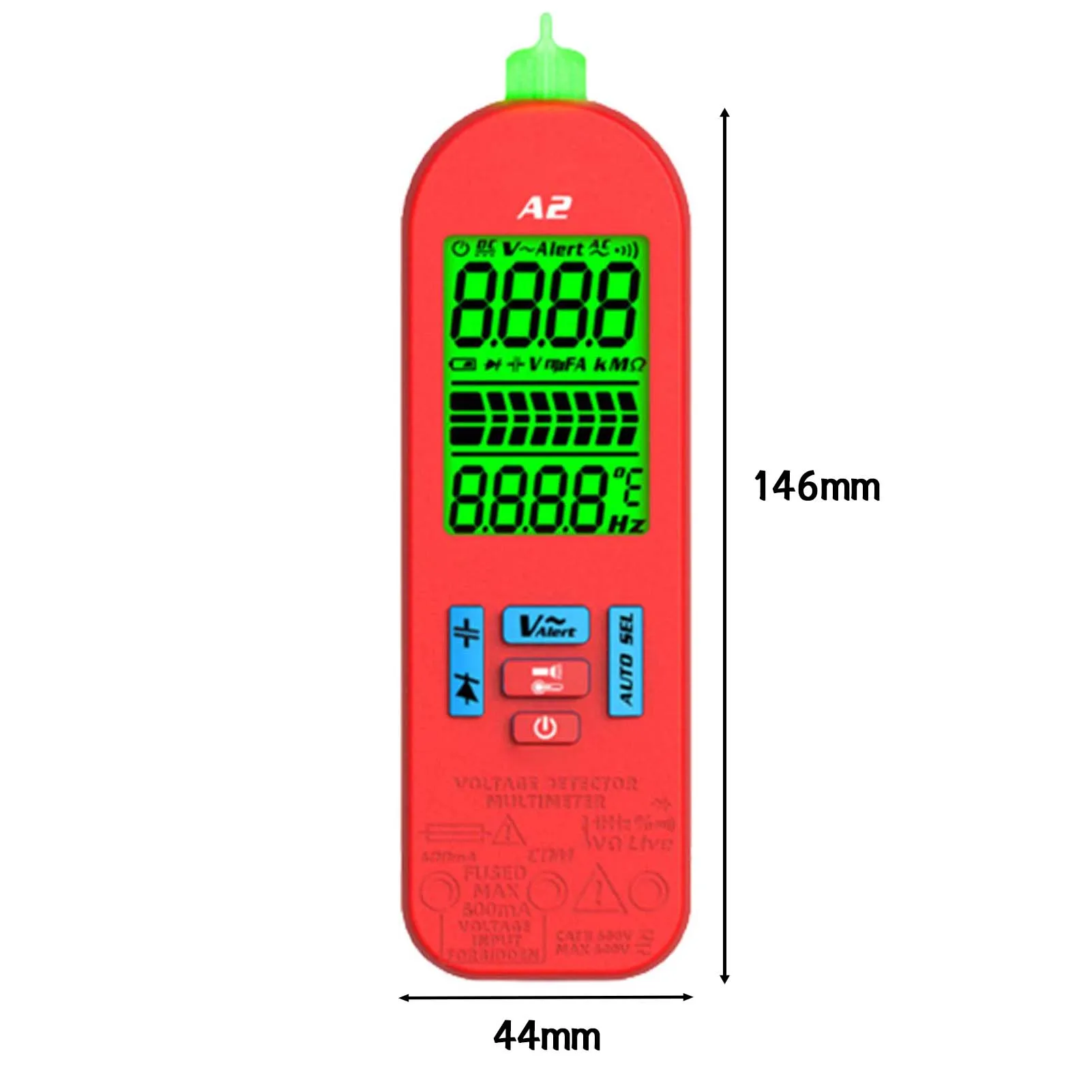 אוניברסלי חכם Multimeter דיגיטלי תצוגת LCD אנטי-לשרוף אוטומטי מודד הביתה מכשירי מדידה - 5