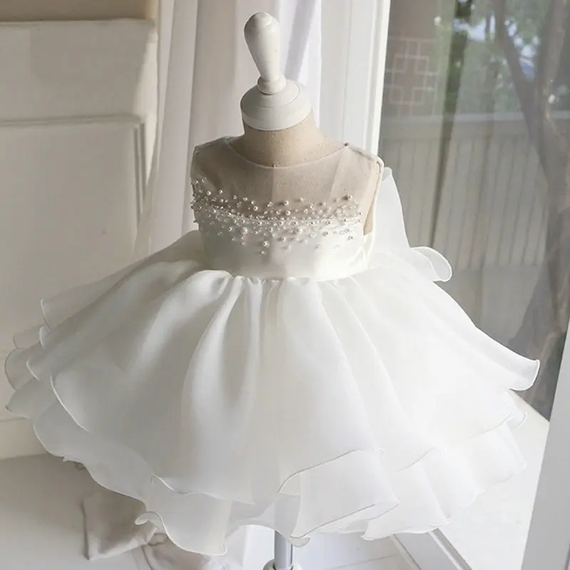 רשמי שמלות ילדה פרח קטן יום הולדת ביצועים שמלת ערב נסיכת בנות, בנות, ילדים אלגנטי טקס התייחדות - 2