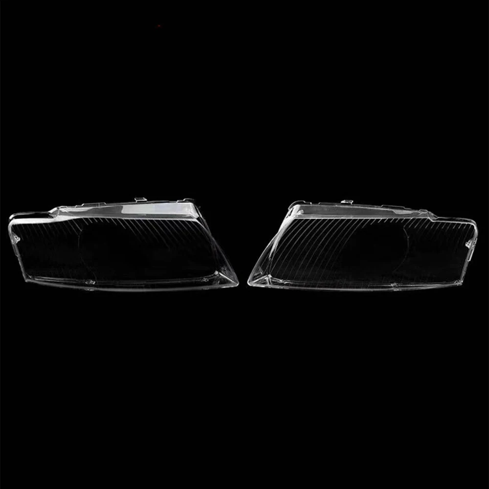 המכונית קדמי פנס אהיל עבור אאודי A8 D3 2002-2009 פרספקס פנס מעטפת זכוכית שקופה חיפוי ברור המנורה פגז - 3