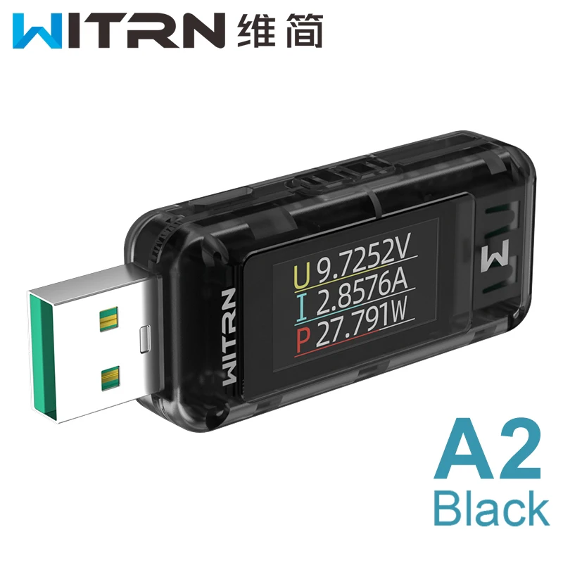 A2 USB מתח הנוכחי בוחן 8A הנוכחי גבוה PD2.0 SCP הטעיה 5P טלפון נייד גלאי הפעלה טעינה מהירה+מתאם OTG - 5