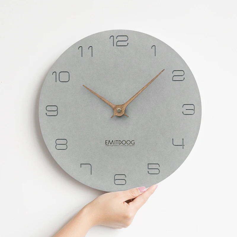 נורדי אור יוקרה שעון שעון קיר הסלון בבית מודרני מינימליסטי חדר השינה אופנה קישוט הקיר - 2
