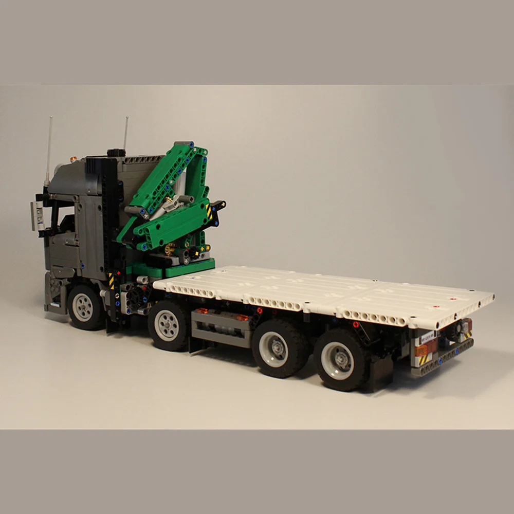 MOC-34643 מנוף המשאית בניין מודל משולבים צעצוע פאזל ילדים מתנה - 1