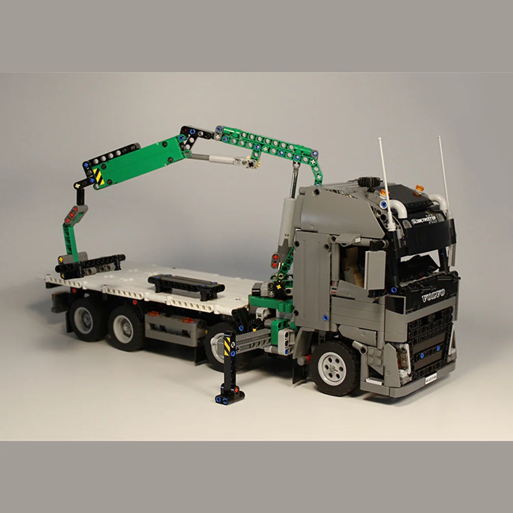 MOC-34643 מנוף המשאית בניין מודל משולבים צעצוע פאזל ילדים מתנה - 2