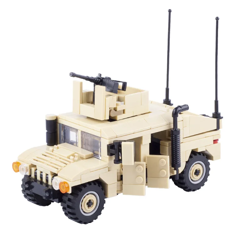 רכב משוריין אבני הבניין צעצוע אמריקאי האמר צבאי תקיפה רכב MOC מודל ילד חינוכיים לילדים מתנה - 1