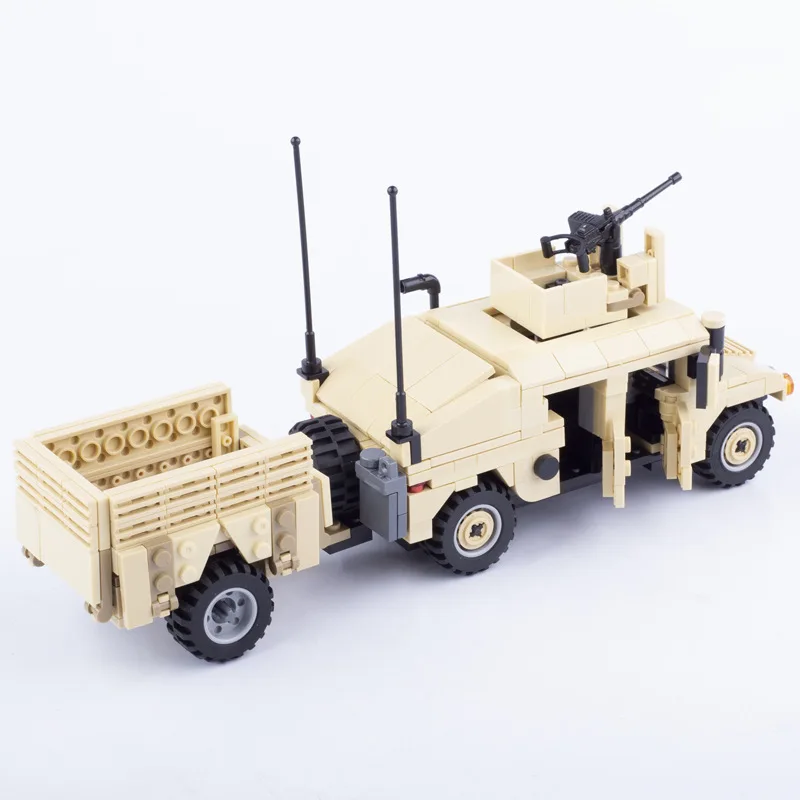 רכב משוריין אבני הבניין צעצוע אמריקאי האמר צבאי תקיפה רכב MOC מודל ילד חינוכיים לילדים מתנה - 2