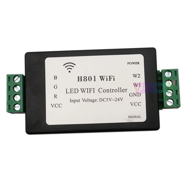 H801 RGBW WiFi הוביל בקר RGBW led רצועת אור הקלטת DC5-24V קלט;4CH*4א פלט - 0