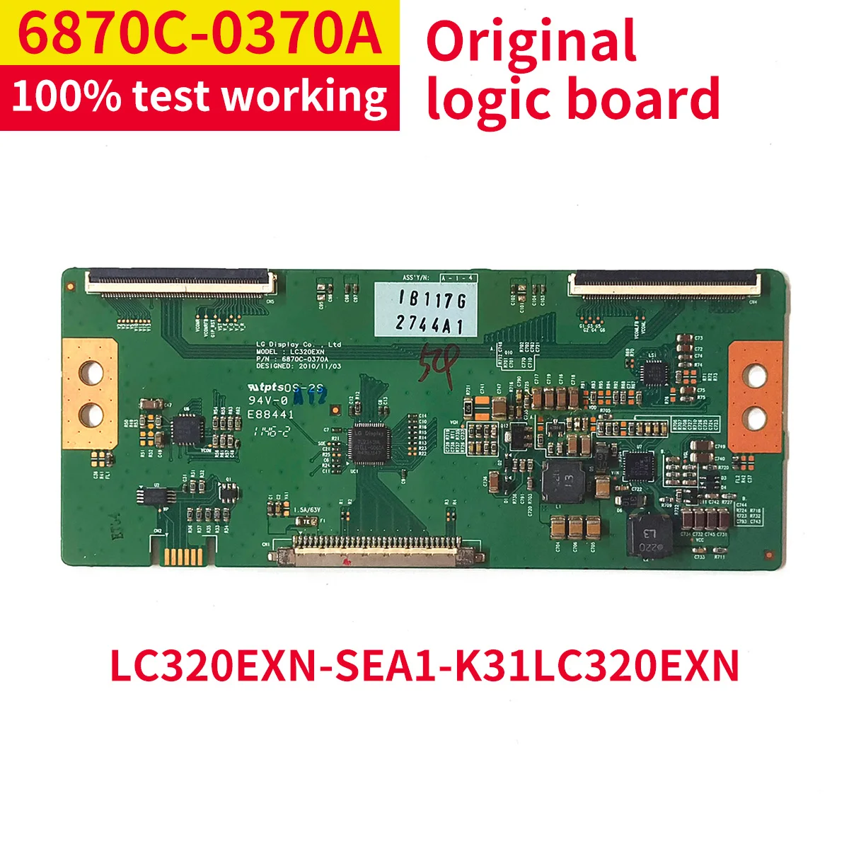 במקור המגורי 6870C-0414A 6870C-0370A לוגיים עבור LC320EXN-SEA1-K31LC320EXN - 0