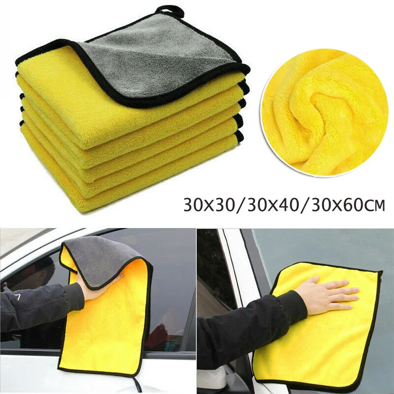 מיקרופייבר מגבת הפנים המכונית ניקוי יבש בסמרטוט עבור שטיפת הרכב כלי אוטומטי המפרט מגבות מטבח הביתה Appliance לשטוף אספקה - 5